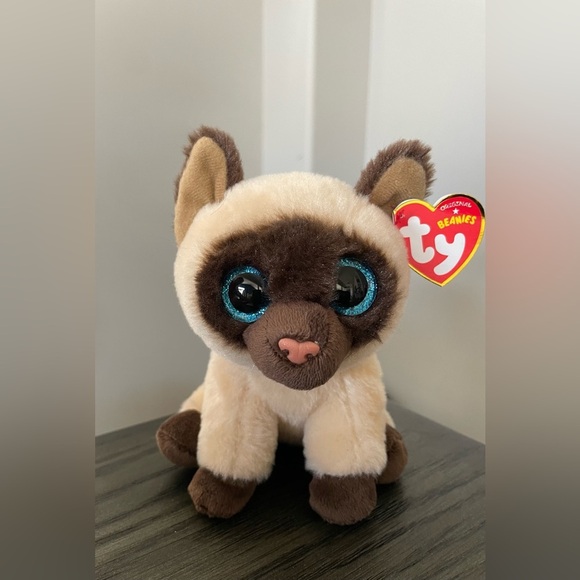 Ty Beanie Babies Siamese Cat Jaden Plush 6” - Picture 8 of 8